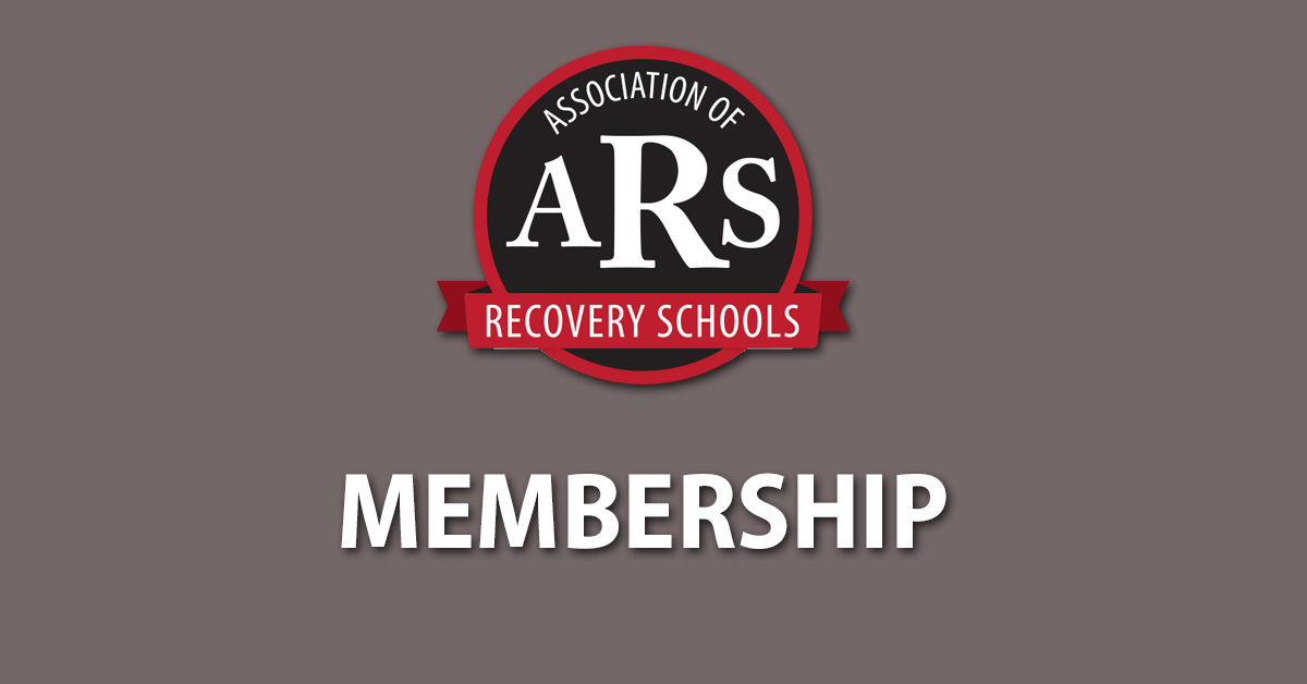 Membership - The Association Of Recovery Schools